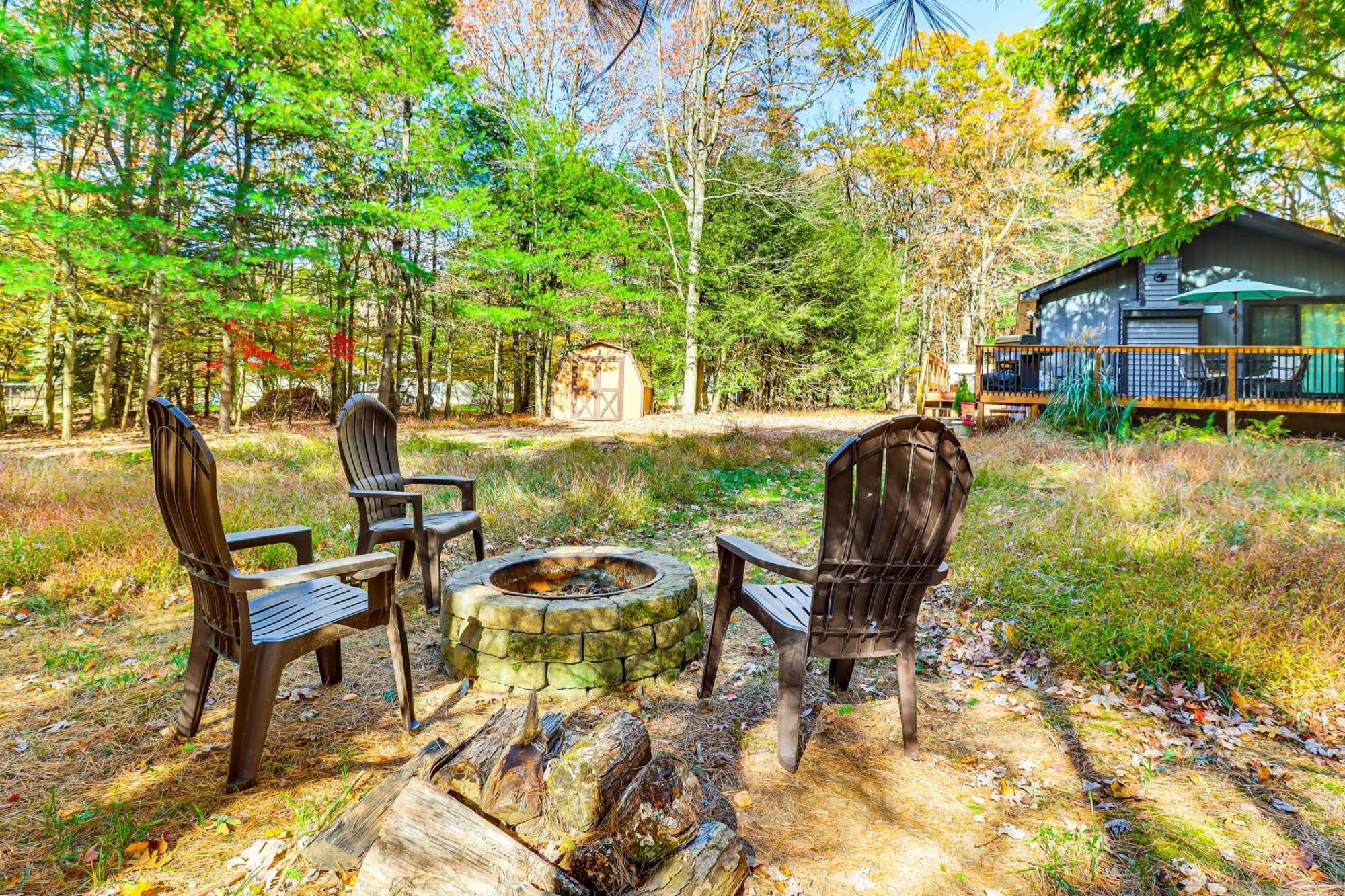 Quaint Jim Thorpe Cabin Retreat, Walk To Beach! 外观 照片